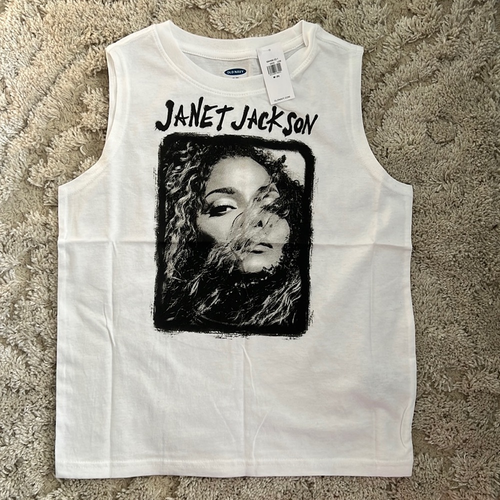 New with tags, old navy, Janet Jackson graphic tee